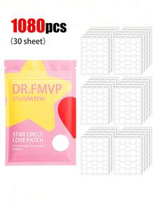 1440片可爱圆形脸部贴纸 - 装饰贴纸、化妆品及装饰配件，适用于派对、派对脸部装饰贴纸、节日派对装饰贴纸，仅供装饰，价格实惠 - 無色 - 查看 9