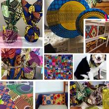 100pcs African Wax Print Fabric - Pre-Cut 4x4 Inch Squares, Random Colors, Suitable For Patchwork, DIY Sewing, Scrapbooking. | Multi-Color African Textile Craft Fabric, DIY Sewing Fabric, Handmade Accessories - 100PCS - View 7
