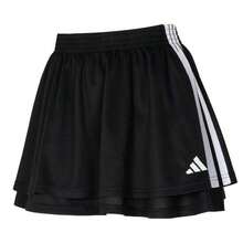 Adidas HOUSE OF TIRO Football-Style Black Striped Mid-Rise Casual Skirt For Women - Black - View 4