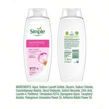 Simple Kind To Skin Nourishing Shower Gel 3x675ml - Sandalwood - View 7
