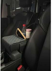 5-In-1 Car Storage Box Black/Brown Car Armrest Pad, Car Center Console Box, High-End Material Car Accessories Ergonomic Armrest Box, Upgrade Driving Comfort Car Interior Accessories - Multicolor - View 7