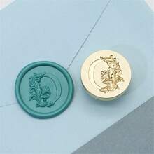 26 Letters Embossed Wax Seal Stamp Heads, Initial Wax Seal Stamps, Thickened Brass Wax Seal Stamps - Alphabet Stamp - View 35