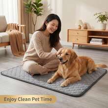 Washable Dog Mat, Reusable Pet Pad, Non-Slip Carpet, Large Dog Mat, Absorbent Leak-Proof Training Pad, Suitable For Pets, Cages, Playpens, Beds And Sofas - L - View 29