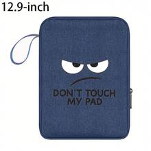 Don'T Touch My Pad Lanyard Portable Anti-Fall Anti-Shock Zipper Closure Easy Fashion 10.9Inch/12.9Inch For Ipad Pouch Daily Commute Office Universal - Multicolor - View 13