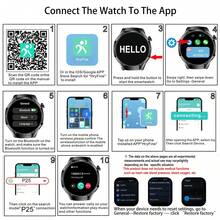 Latest Fashion Tech Design Business Sports Smartwatch With 1.50-Inch Large Screen, LED Spotlight, 250mAh Battery, Full Touchscreen, Round Face, Wireless Calling, Answer/Reject Calls, Call Reminder, Message Notification, Pedometer, Wireless Music, Multiple Sports Modes, Suitable For Men And Women, Birthday Gift For Couples, Elders, Friends, Classmates - View 10