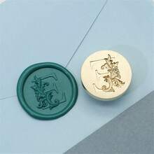 26 Letters Embossed Wax Seal Stamp Heads, Initial Wax Seal Stamps, Thickened Brass Wax Seal Stamps - Alphabet Stamp - View 16