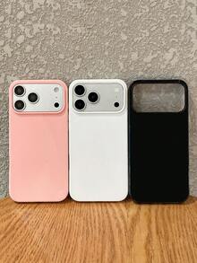 5 piezas Fundas de teléfono de unicolor minimalista de material básico en colores de dopamina: blanco, rosa, negro, rosa rojo, transparente, compatibles con modelos de y Galaxy 17 Pro Max 11 13 14 15 16, Galaxy A05 A13 A15 A14 A32 A54 A52 A34, S21 FE S22 S23 S24 S25 Plus Ultra S26 S26 Plus S26 Ultra, versión internacional no la versión nacional, a prueba de golpes, primavera, pastel, regalo de cumpleaños, aniversario, mamá, premium - Multicolor - Ver 9