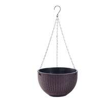 Plastic Woven Hanging Planter Basket Wall-Mounted Hanging Pot For Spider Plant, Pothos, Succulents, Thickened Resin For Balcony - New Model - View 14