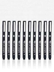 sipa Middle East Style Black Outline Neutral Pens 8pcs/10pcs - Black Pen Barrel - View 5