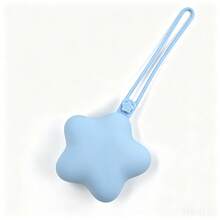 1pc Star-Shaped Silicone Pacifier Storage Box, Portable Dust-Proof Baby Soother Holder With Hanging Clip For Travel - Multicolor - View 13