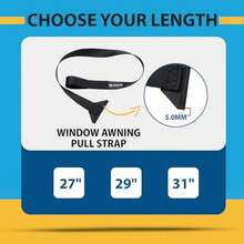 Window Awnings - Black - View 8