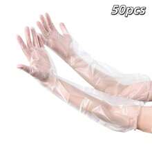 20pcs/50pcs Disposable Leg Mask Covers, Transparent Plastic Foot Mask, Anti-Cracking Anti-Frostbite, Waterproof Moisturizing Exfoliating, Hand Mask, Transparent Thickened Disposable Leg Mask Covers, Waterproof Foot And Leg Covers, Suitable For Nail Care, Beauty Salon Leg Moisturizing, Nail Tools, Cosmetics, Nail Care Auxiliary Tools - White - View 9