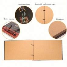 Our Adventure Photo Album, Up Photo Album, 3D , Wedding Guest Book, Bridal Shower - Letter Type - View 6