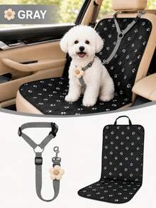 1pc Adjustable Pet Car Safety Tether, Vehicle Restraint Strap With Headrest Fixing Belt And Metal Clip, Suitable For Dogs, Cats And Small Pets, Ideal For Daily Commute, Walking, Training And Outdoor Use, Multi-Color Pet Car Accessories, Suitable For Rear Seat Travel And Camping - Multicolor - View 22