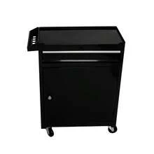 Heavy Duty Metal Tool Chest, 5-Drawer Rolling Cabinet With Lockable Wheels, Ball Bearing Slides 15Kg Capacity, Detachable Top, Hanging Panel, For Garage Workshop Auto Repair, Black-XY354994 - 1 - View 10