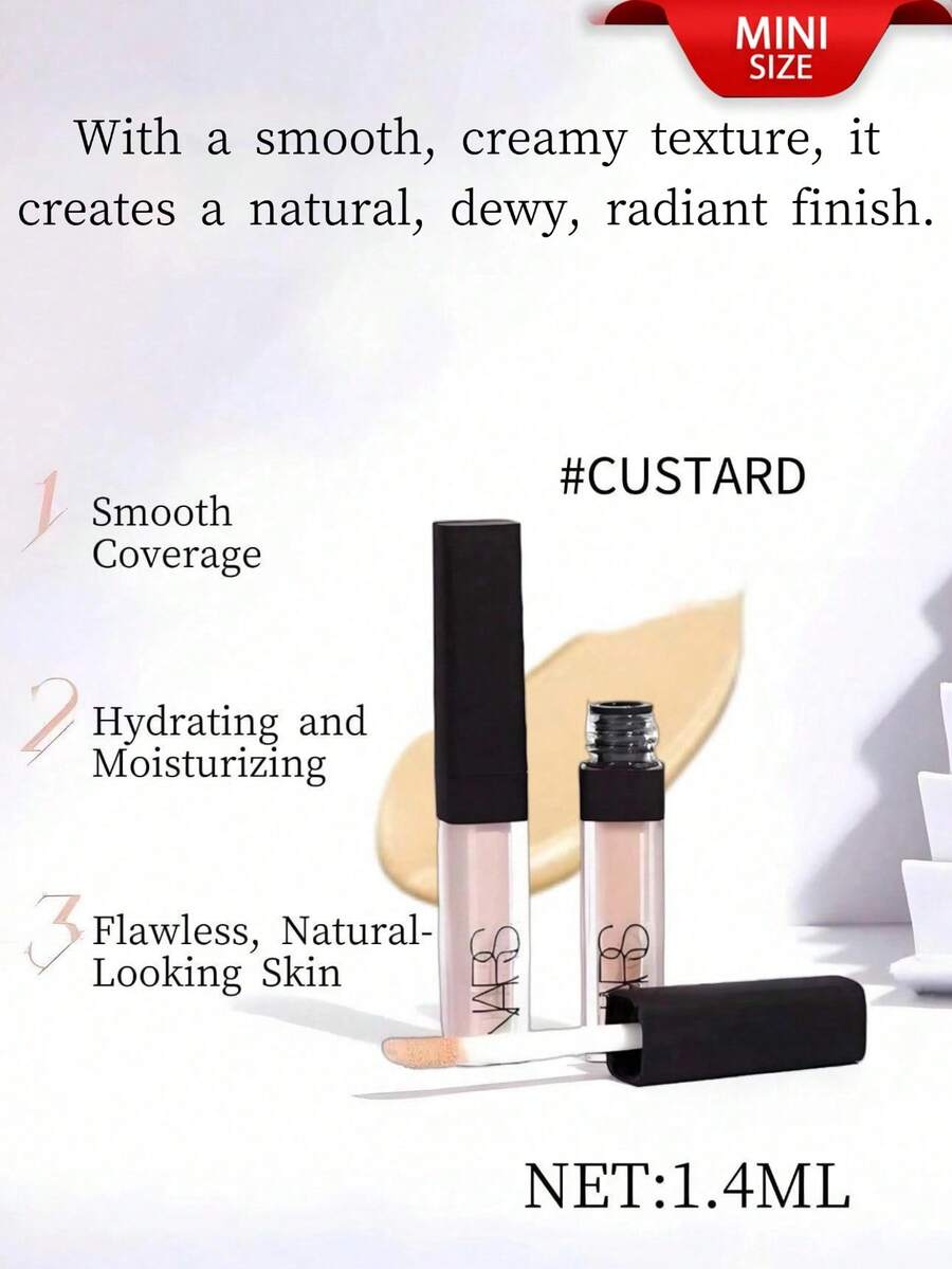NARS Radiant Creamy Concealer Seamless Concealer Custard (Ukuran Travel) 1.4ml - Puding - View 1