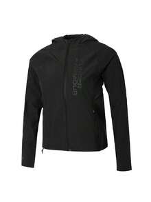 Under Armour Women's Sports Jacket OutRun The STORM Jkt Woven Hooded Jogging Jacket 1361384-001 - Black - View 5