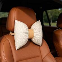 Luxury Leopard Print Car Headrest, Soft Fashion Interior Decor Accessory For All Seasons BLACK - A - View 12