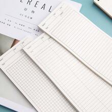 50 Sheets Simple Mini Long Size Pocket Notebook, Portable Student Notepad For School Office Daily Note Taking Journal Memo Planner Stationery Supplies - one-size - View 2