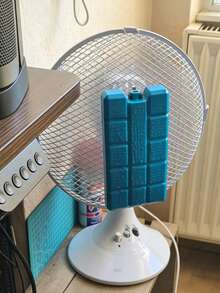 10pcs Ice Pack Fixing Clips, Fan Ice Box Clips, Ice Pack Holder, 5/3/1pc, Easy Operation, Space-Saving, Suitable For Bedroom, Living Room, Kitchen And Outdoor, Summer Essential, Fan Cooling Accessory, Universal Fan Accessory For Summer, Wedding Season Graduation Season Back To School Season Gift - Multicolor - View 7