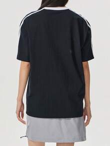 CAMEL CROWN Three-Proof T-Shirt, Highly Breathable Outdoor Short-Sleeved Casual Top For Couples, Spring And Summer, Shoulder-Covering. - Phantom Black - View 4
