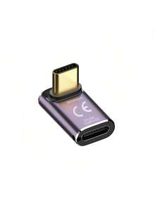 WOWSSYO 1个90度USB-C适配器，USB4.0 Type-C适配器，支持Thunderbolt 3，40Gbps数据传输，240W快充，8K@60Hz视频输出，兼容笔记本电脑、平板电脑和智能手机 - 彩色 - 查看 11