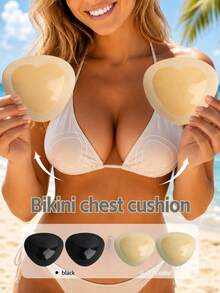 Bikini Set With Thick Push-Up Bikini Swimsuit For Women, Women's Swimwear With Thick Sponge Padding - Multicolor - View 1