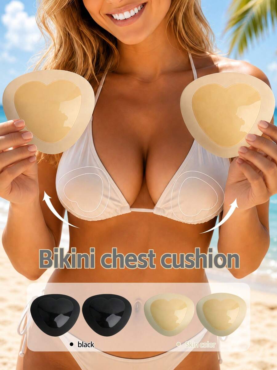 Bikini Set With Thick Push-Up Bikini Swimsuit For Women, Women's Swimwear With Thick Sponge Padding - Multicolor - View 1