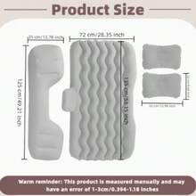 Inflatable Outdoor Camping Travel Sleeping Pad - Inflatable PVC Outdoor Sleeping Pad With Repair Kit, Suitable For SUV Car, Inflatable Mattress, Textured Durable Material - Modern - View 8