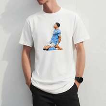 Camiseta Savinho Man City, Unisex - Blanco - Ver 2