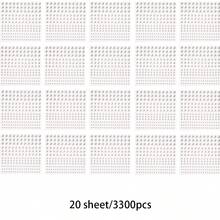 1650顆自黏珍珠貼紙，4種尺寸，乳白色珍珠，適用於珠寶、指甲、臉部、身體、頭髮、手機裝飾，0.12in/0.16in/0.20in/0.24in，美學風格 - 白色 - 查看 14