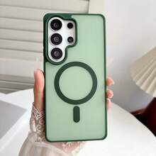CteGlodrix Luxury Smooth Matte Hard Phone Case, Scratch-Resistant, Fingerprint-Proof, Non-Slip, Ultra-Thin Shockproof Protective Cover, Raised Camera Frame, Compatible With Samsung Models S26U-S22U, S26-S22, A35, A36, A55, A66, And More. - Grey - View 4