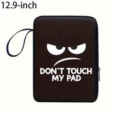 Don'T Touch My Pad Lanyard Portable Anti-Fall Anti-Shock Zipper Closure Easy Fashion 10.9Inch/12.9Inch For Ipad Pouch Daily Commute Office Universal - Multicolor - View 10