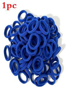 200/100/50/1pc High Elasticity Ponytail Hair Bands, Navy Blue, Seamless, Elastic Hair Bands, Home, Hair Accessories, Reusable, Outdoor Garden Decoration, Fan, Room Decoration, Teacher Gift, Wedding Decoration, Holiday Accessories, Garden Furniture, Garden, DIY, Bedroom Decoration, Kitchen Decoration, Dorm Essentials, Storage Room, Travel Essentials, Bachelorette Party Supplies, Office Desk Accessories, Home Decor - Multicolor - View 11