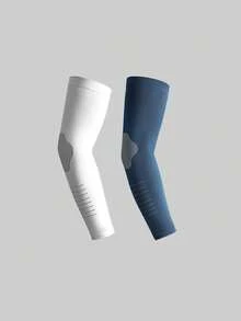 1/2/4 Pairs Unisex Ice Silk UV Protection Over-The-Knee Leg Warmers, Thin Leg Warmers For Spring/Summer/Autumn, Sports Cycling Leg Sleeves With Cooling Effect - Multicolor - View 20