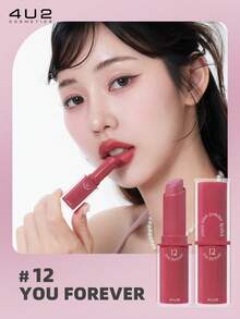 4U2 YOU'RE MINE 泰國彩妝 高顯色啞光粉末口紅 質地滑順 柔霧感 輕盈持色 日常妝容 Y2K 風格 3.5g - 12 YOUFOREVER - 查看 11