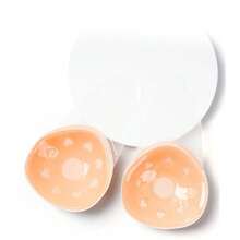 1 Pair Plus Size Self-Adhesive Breast Lift Pads, Reusable Invisible Breast Shaping Pads, Seamless Design - Multicolor - View 8