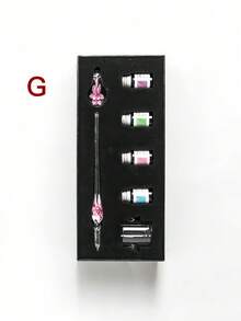 Pulpen Celup Kaca untuk Pelajar, Pulpen Kristal, Hadiah Bisnis, Pulpen Sampel, Hadiah Acara Sekolah, Hadiah Ulang Tahun, Kembali ke Sekolah - Beraneka warna - View 10