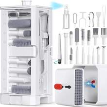 Digital Cleaning Kit Phone Camera Laptop Keyboard Cleaning Brush Key Screen Cleaner Dust Collector Christmas Gift - Multicolor - View 2