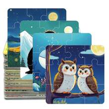 beartale 36pcs/Set Parent-Child Animal Puzzle Toys, Montessori Games, Parent-Child Matching Games, Colorful Preschool Educational Toys, Fine Motor Skills Activities, Early Learning Classroom Teaching Aids, Children's Birthday Gifts, Back To School, Halloween, Christmas - Multicolor - View 4