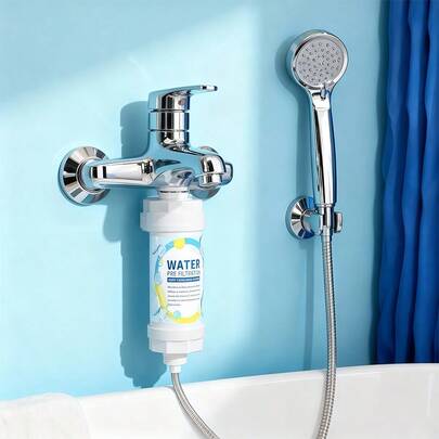 Filtro de agua para cabezal de ducha, prefiltro de cartucho de algodón PP para cabezal de ducha, eliminador de cloro, purificador de agua para calentador de agua y lavadora