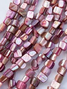 1 Strand Natural Crushed Shell Beads 5-8mm For DIY Bracelet Necklace Jewelry Making Craft Supplies Multiple Colors Dyed - Multicolor - View 17