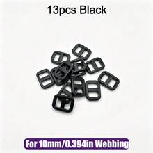 HSDOUBLE 13pcs/Pack Multi-Color Plastic Tri-Glide Slider Buckles, 10/15/20/25mm Webbing Buckles, Suitable For Pet Leashes, Backpacks, DIY Sewing - 13pcs - View 14