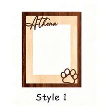 Custom Willow Pet Photo Frame | Wooden Laser Cut Decoration | Dual-Color Dog Bone And Name Photo Frame | Personalized Home Decor, Suitable For Living Room And Desktop | Holiday Decoration | Warm Customized Artwork For Pet Lovers - Multicolor - View 18