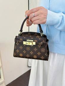 Dedoo Tas Tangan Wanita Mewah Motif Leci, Dekorasi Tali Warna Solid, Tas Bahu Selempang Ringan Multifungsi, Cocok untuk Berbelanja dan Kencan - MultiWarna - View 5