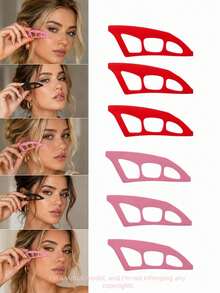 1pc/2pcs Eye Makeup Brush/Eyeshadow Auxiliary Tool - Quick Makeup Template/Eyeshadow Mold, Suitable For Beginners, Easily Create Eye Makeup Anytime Anywhere, Suitable As Gift Or Travel Essential - A - View 10