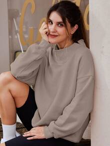 Women Tops - Coffee Brown - View 3