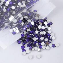 ICIQ 高品質透明寶石非加熱固化樹脂水鑽 平底水晶石,適用於 3D 美甲、服飾、婚禮 - 4mm 2000pcs - 查看 6
