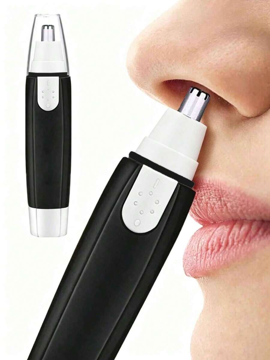 1 pieza Recortador eléctrico de vello nasal, Recortador de vello nasal portátil para hombres y mujeres