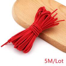 WGRXIRANYKM 5/10/20M Korean Velvet Leather Cord Double-Sided Velvet DIY Handmade Jewelry Accessories Woven Bracelet Necklace Rope - Korean Wool Yarn - View 37